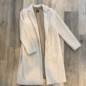 Zara Cream Long Coat